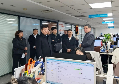 石家庄市新华区区长楚臣一行赴瑞诺国际调研